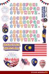 Sticker Merdeka 04