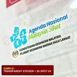 Sticker 3D Spot UV & 3D Gold/Silver (by A3) 6