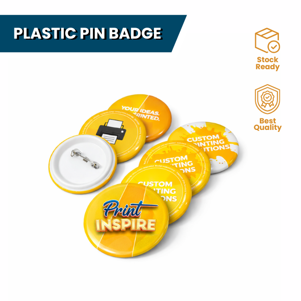 Easily Upload Designs for Your Pin/Badge Plastic