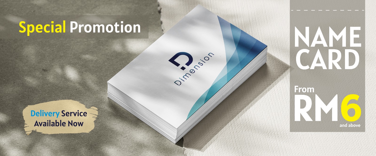 Value Name Card Promotion