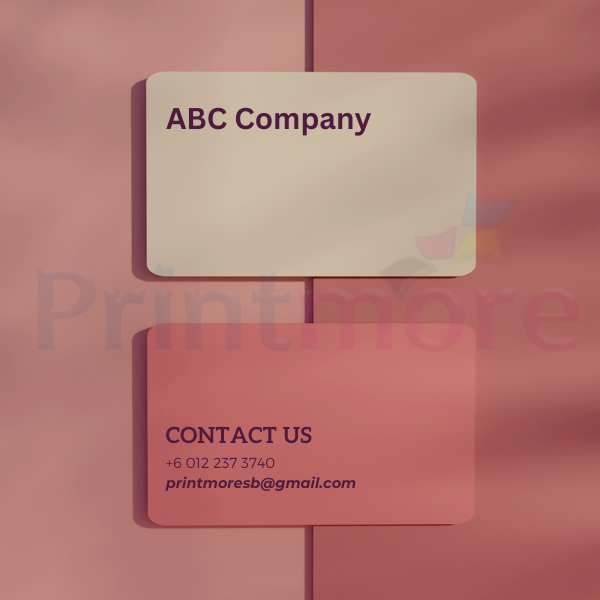 Digital Print Name Card