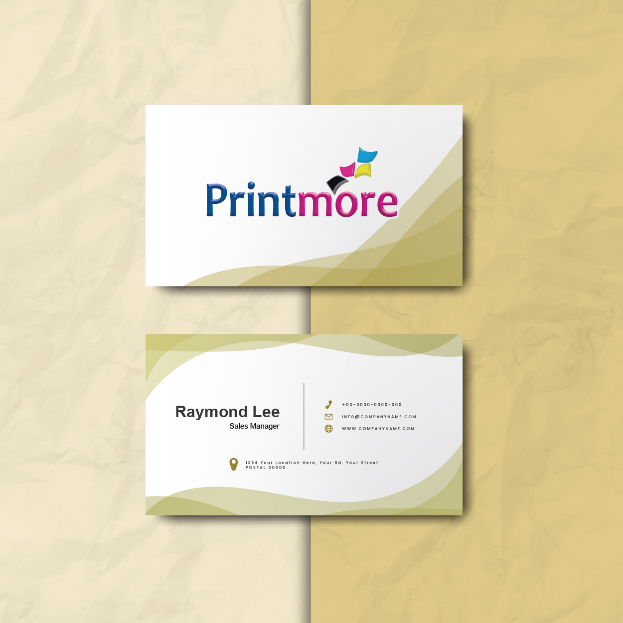 Offset Print Name Card