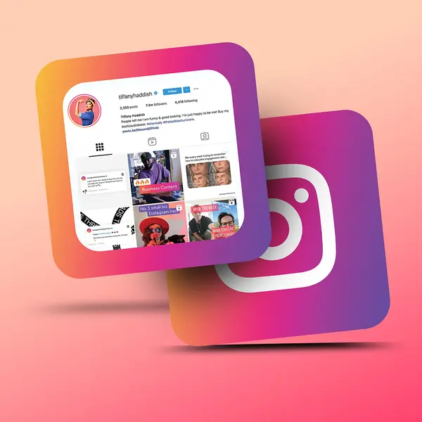 Custom Printed Instagram Card