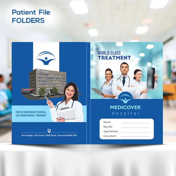 Hospital Patient File Folder