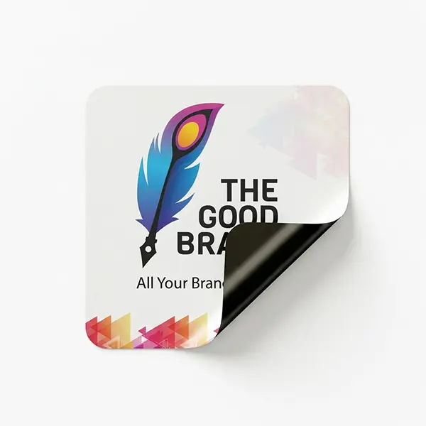 Black Back Stickers