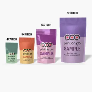 Stand-Up Pouch Sample Kit - assorted sizes and finishes for testing before bulk orders