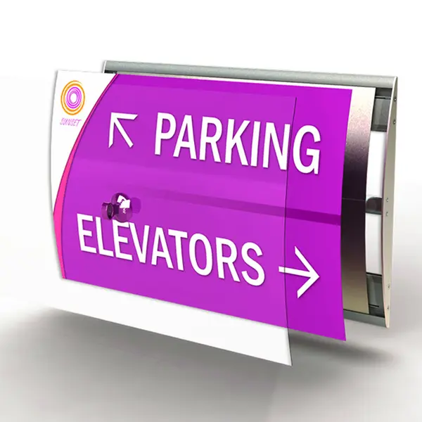 Curved Wall Bracket Signages