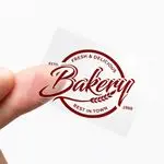 Clear transparent labels for bottles and jars with waterproof non-tearable material and elegant packaging look.