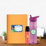 Order personalized book name slip stickers for school use