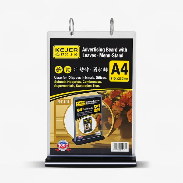6 Turning Pages Menu Display Stands 1