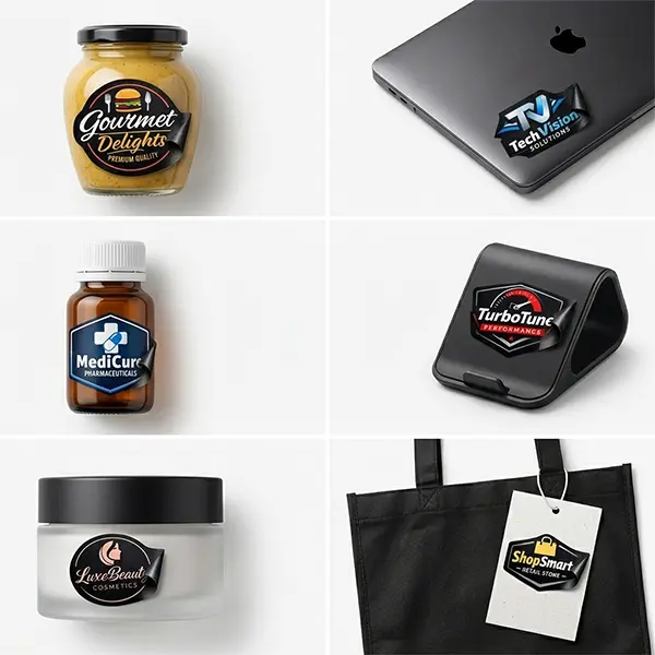 Black Back Stickers 5