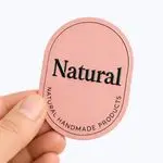 High-end embossed Spot UV labels for premium bottle packaging with glossy raised texture and luxury finish.
