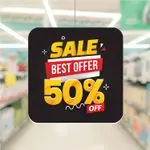 Order the best square hanging danglers for branding events