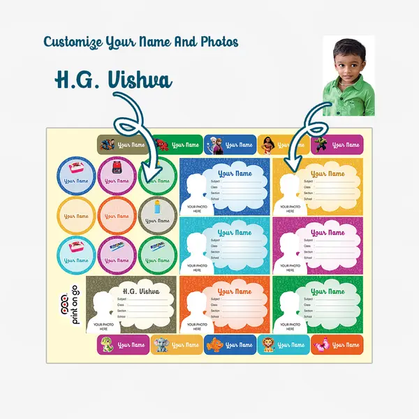 Best kids book label pack for stationery and back-to-school needs