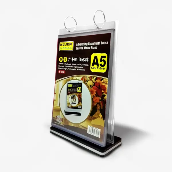 6 Turning Pages Menu Display Stands 5