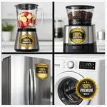 Custom warranty stickers for mixer, fridge, washing machine & home appliances. Strong adhesive labels with professional print quality.