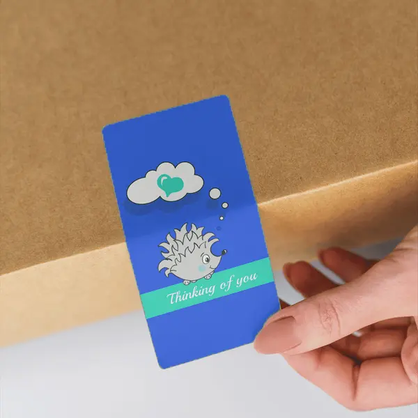 Custom Rectangle Stickers with Rounded Corners