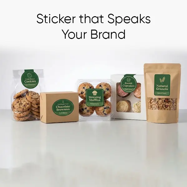 Personalized Standard Stickers for Pouches and Boxes