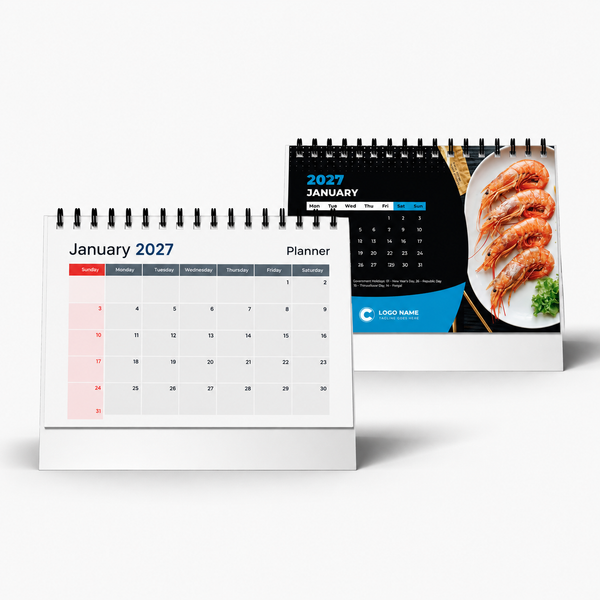 Standard Desk Calendar 2026 - Corporate Gift Option