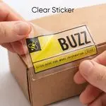 Custom Square & Rectangle Transparent Stickers