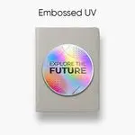 Embossed Spot UV Size & Price Label Stickers