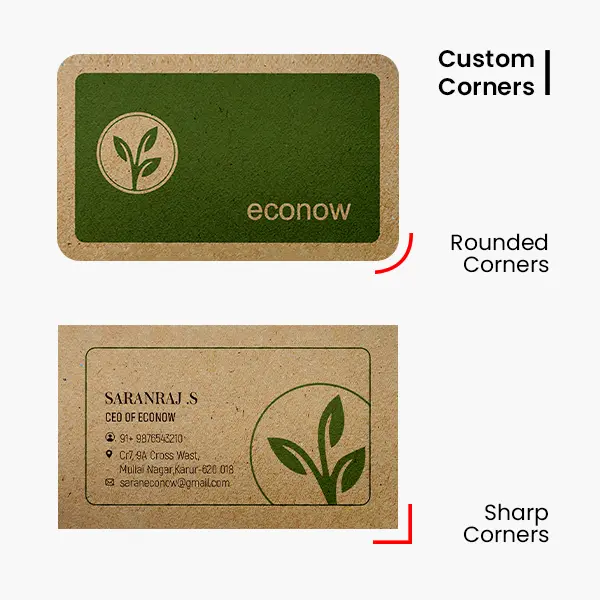 Eco-Kraft Paper Business Cards 3