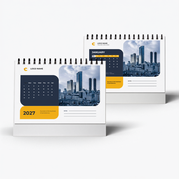 Modern Table Calendar 2026 - Sleek & Minimal Look