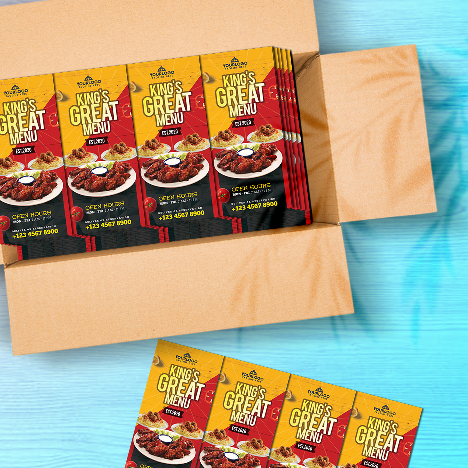 Bulk brochure print on go