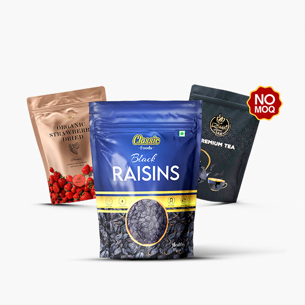 Buy One-Side Printed Stand-Up Pouch Online |Print on Go
