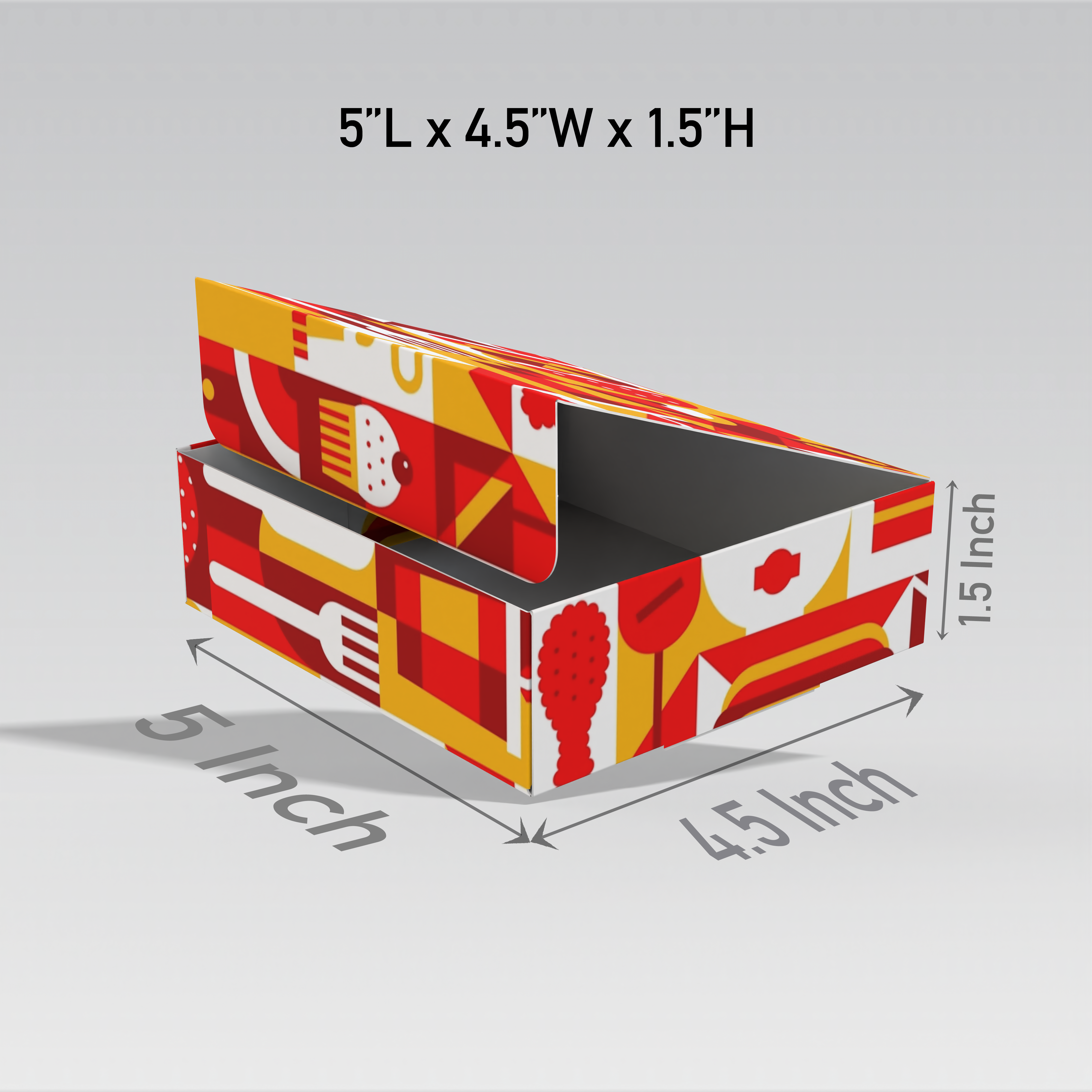 5L X 4.5W X 1.5H (Inch)