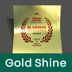 Metallic Gold Sticker