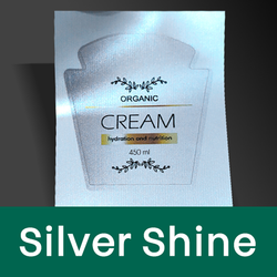 Metallic Silver Sticker