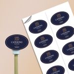 Custom Oval Stickers for Branding & Packaging – High-quality oval sticker printing for product packaging, marketing, and promotions.