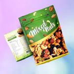 Custom stand-up pouch packaging with oval window for showcasing contents