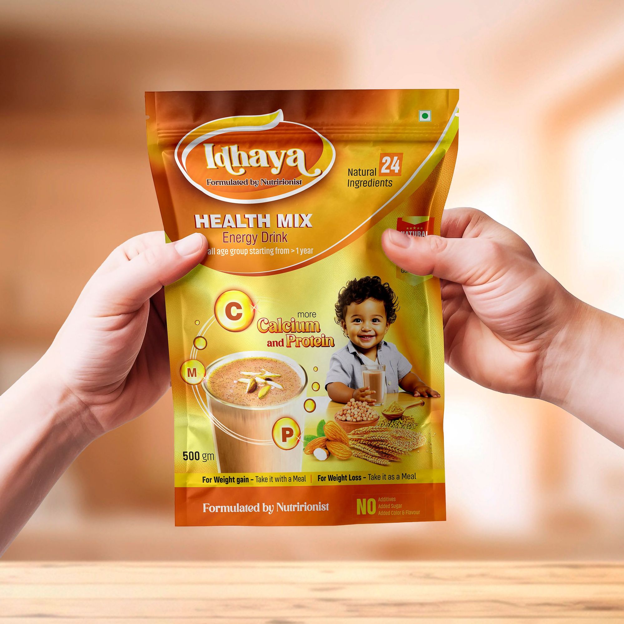 Custom printed stand-up pouches with digital printing for premium packaging.
