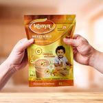Custom printed stand-up pouches with digital printing for premium packaging.