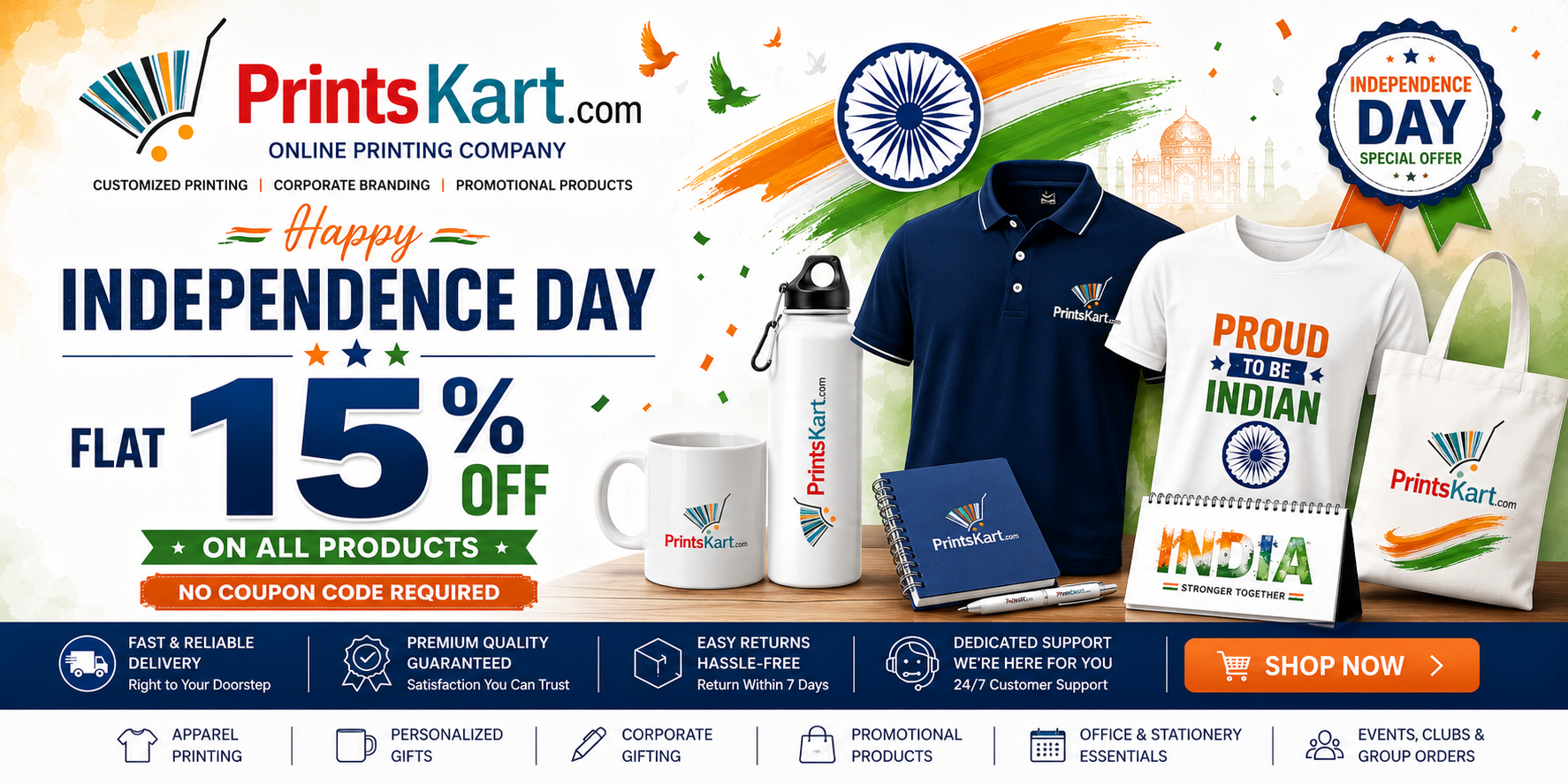 15 % off