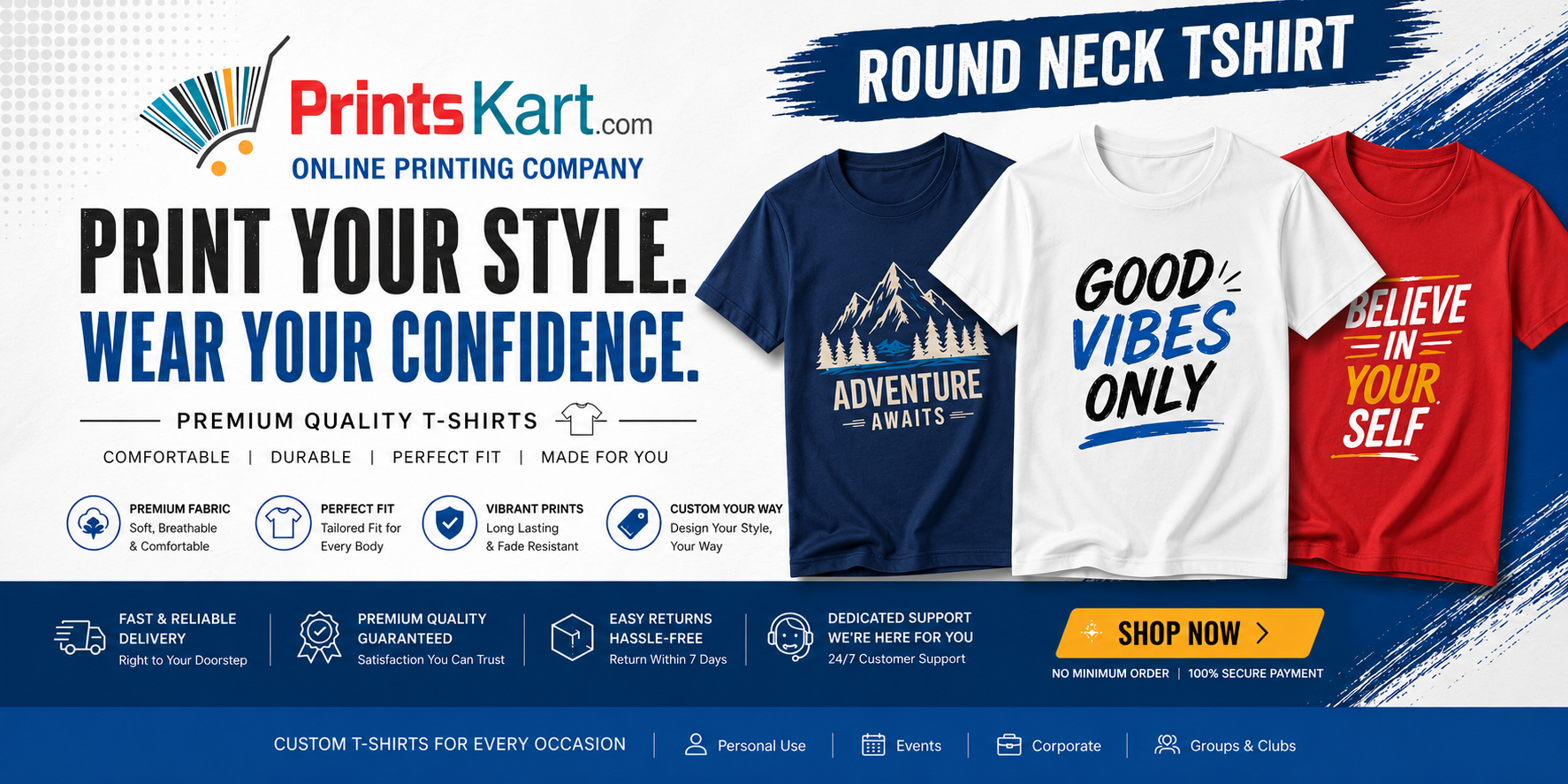 ROUND NECK TSHIRTS