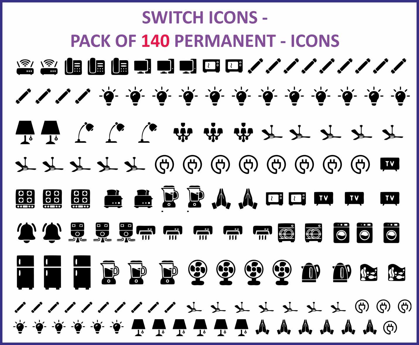 3D(UV DTF)  Switch Stickers For Electric Board