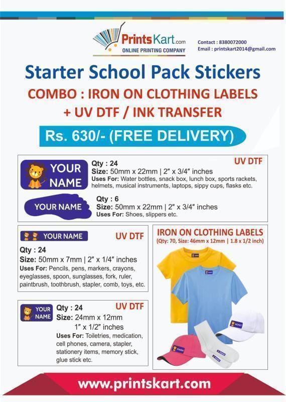 STARTER SCHOOL PACK STICKERS