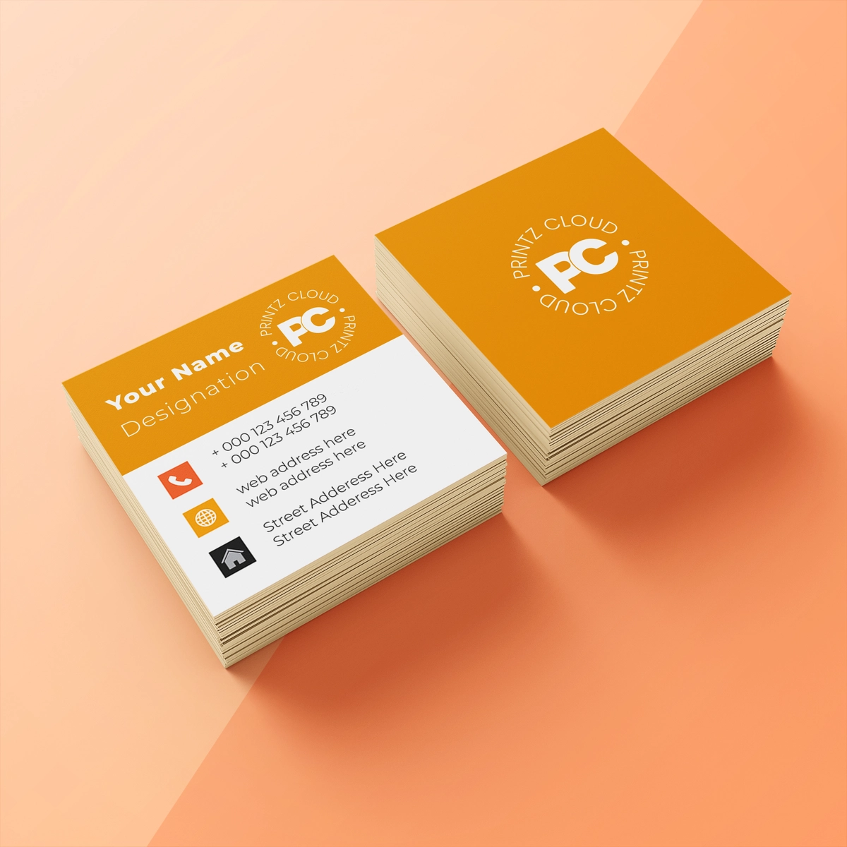 Square Visiting Card