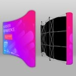 Curved Pop Up Backdrop 5