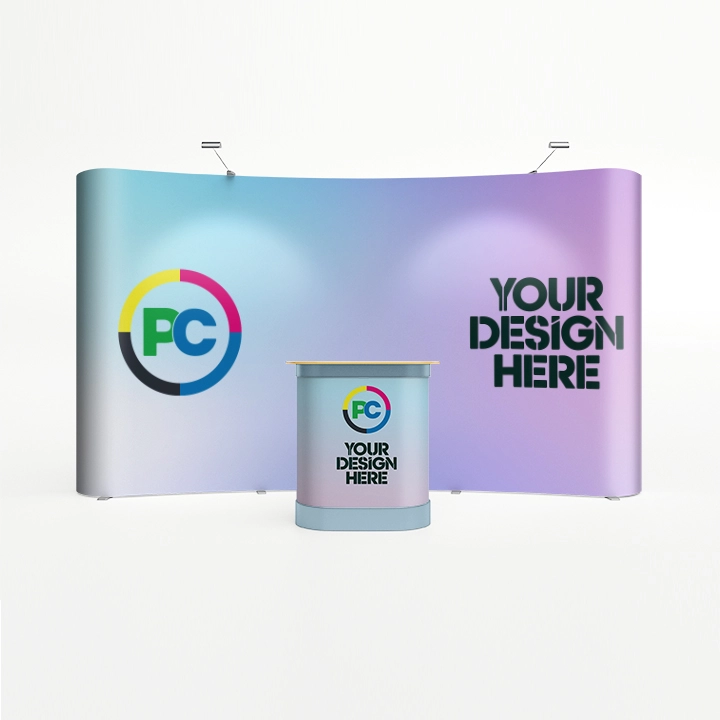 Curved Pop Up Backdrop 4
