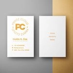 Raised Foil Visiting Card 4