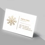 Raised Foil Visiting Card 3