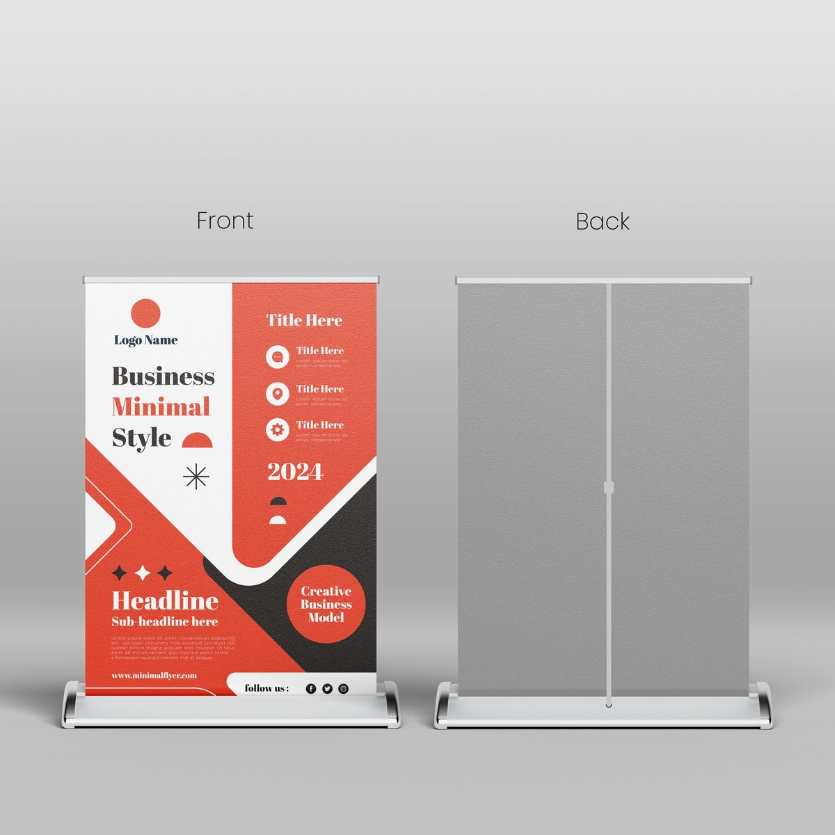 Tabletop Rollup Standee 3