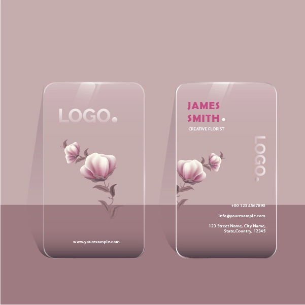 Transparent Visiting Card 2