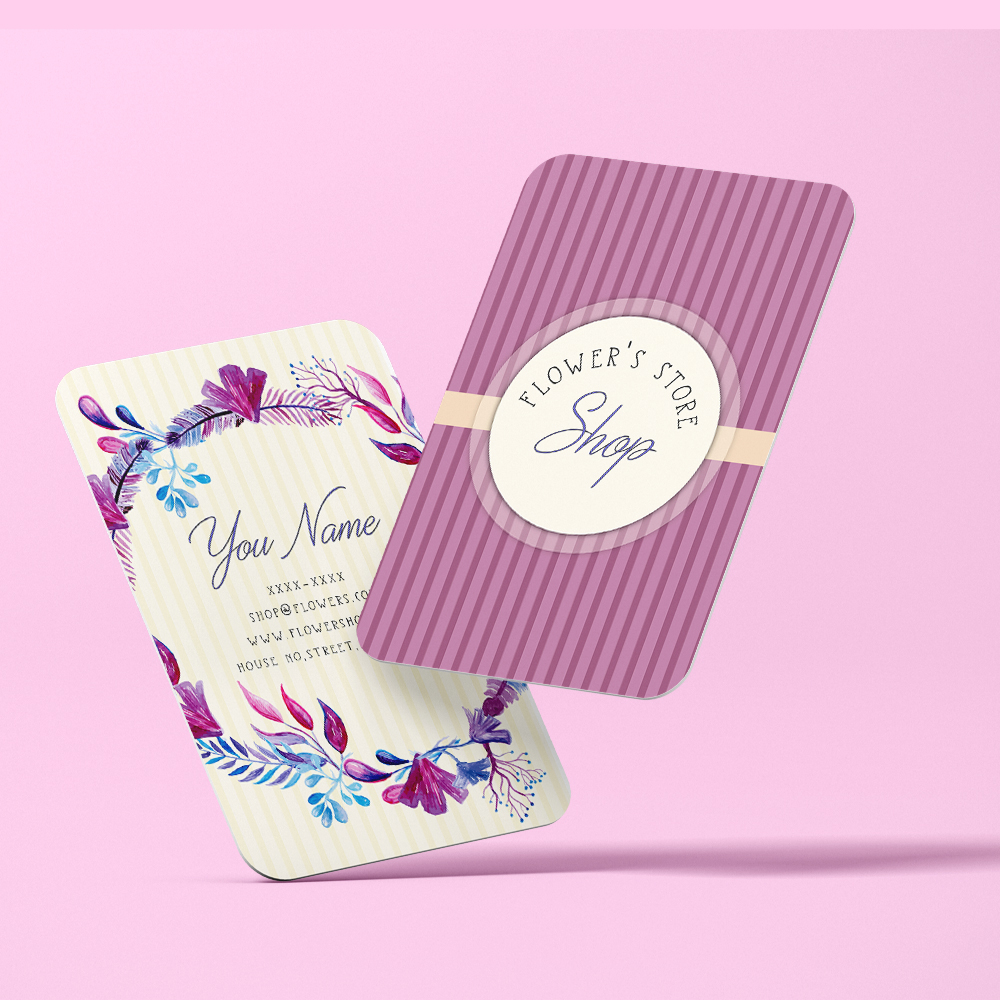 Rounded Corner Visiting Cards – Smooth Design for a Professional Look