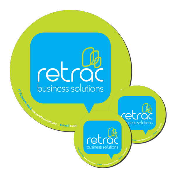 Round Ultra Mat and 2 Coasters | CM01U2CR