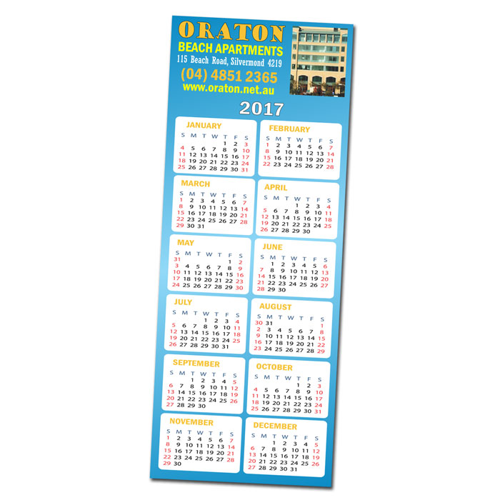 Magnetic Calendar 58 x 148mm | CA14